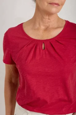 Appletree Keyhole Detail T-Shirt (Gots)