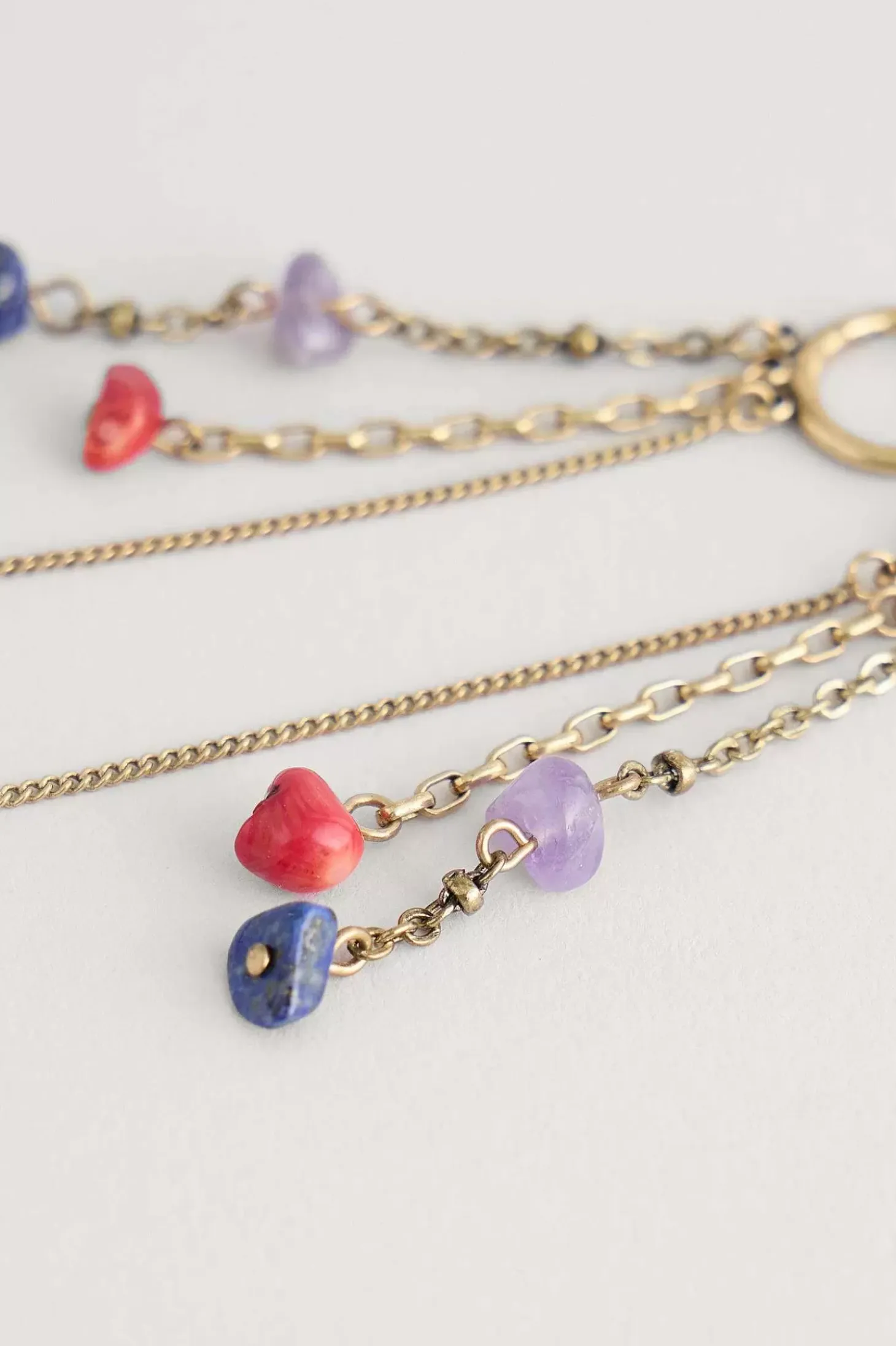 Arc Chain Drop Earrings