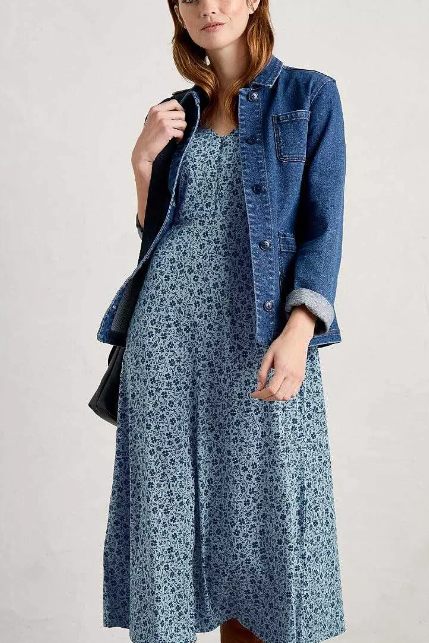 Ava Jersey V-Neck Dress