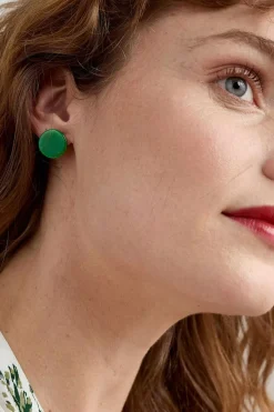 Ballowall Circle Stud Earrings