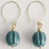 Barley Ceramic Bead Earrings