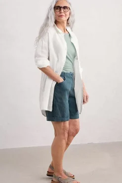 Beach Road Longline Linen Shirt