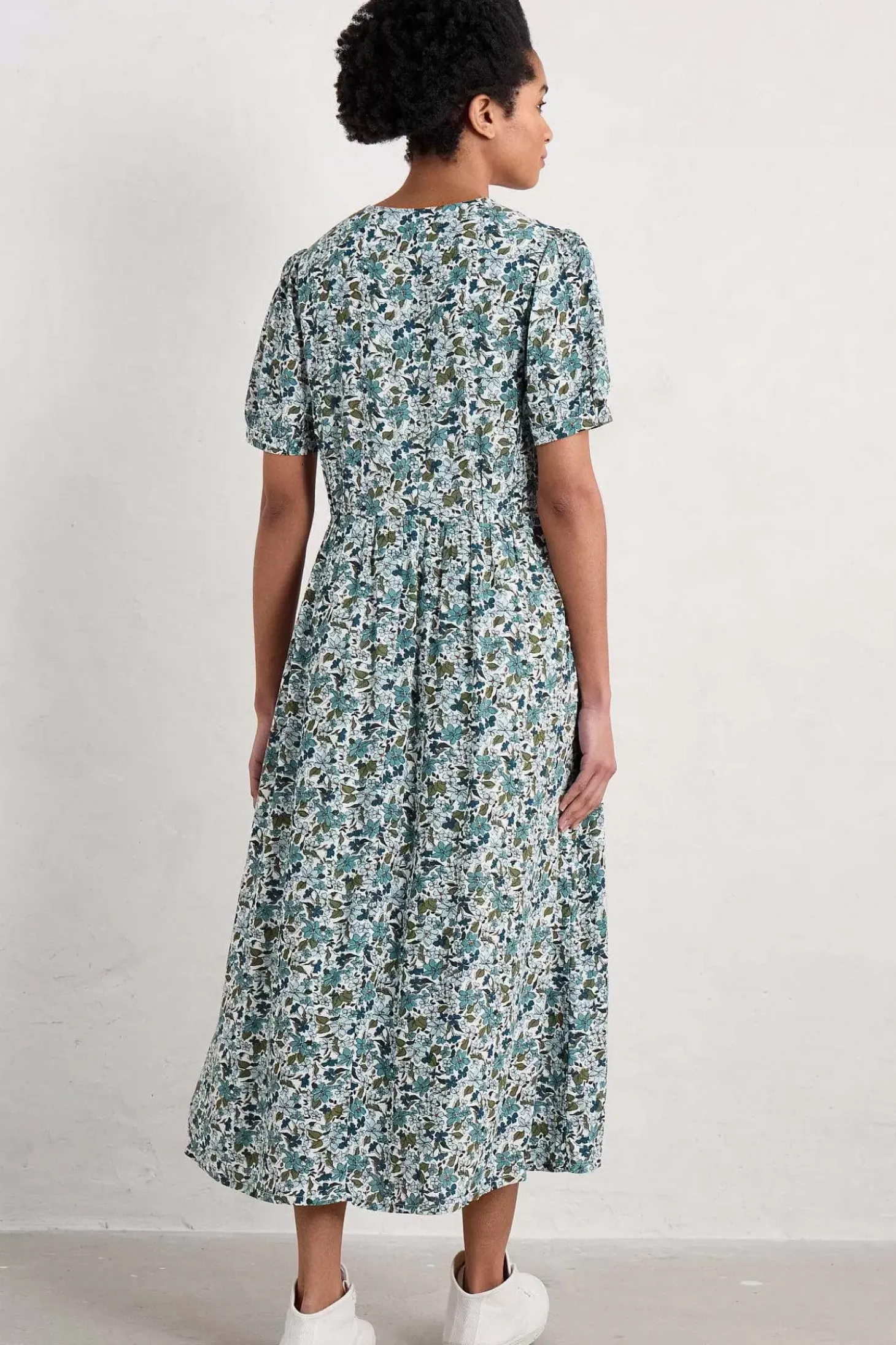 Birch Leaf Midaxi Tea Dress