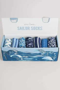 Box Of 7 Women's Blueprint Socks