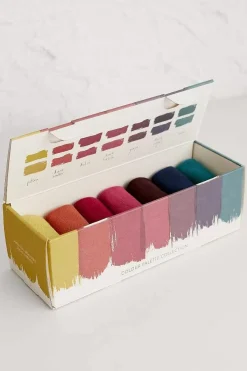 Box Of 7 Women's Lightweight Sailor Socks