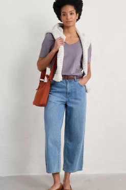 Burdock Organic Cotton V-Neck T-Shirt (Gots)