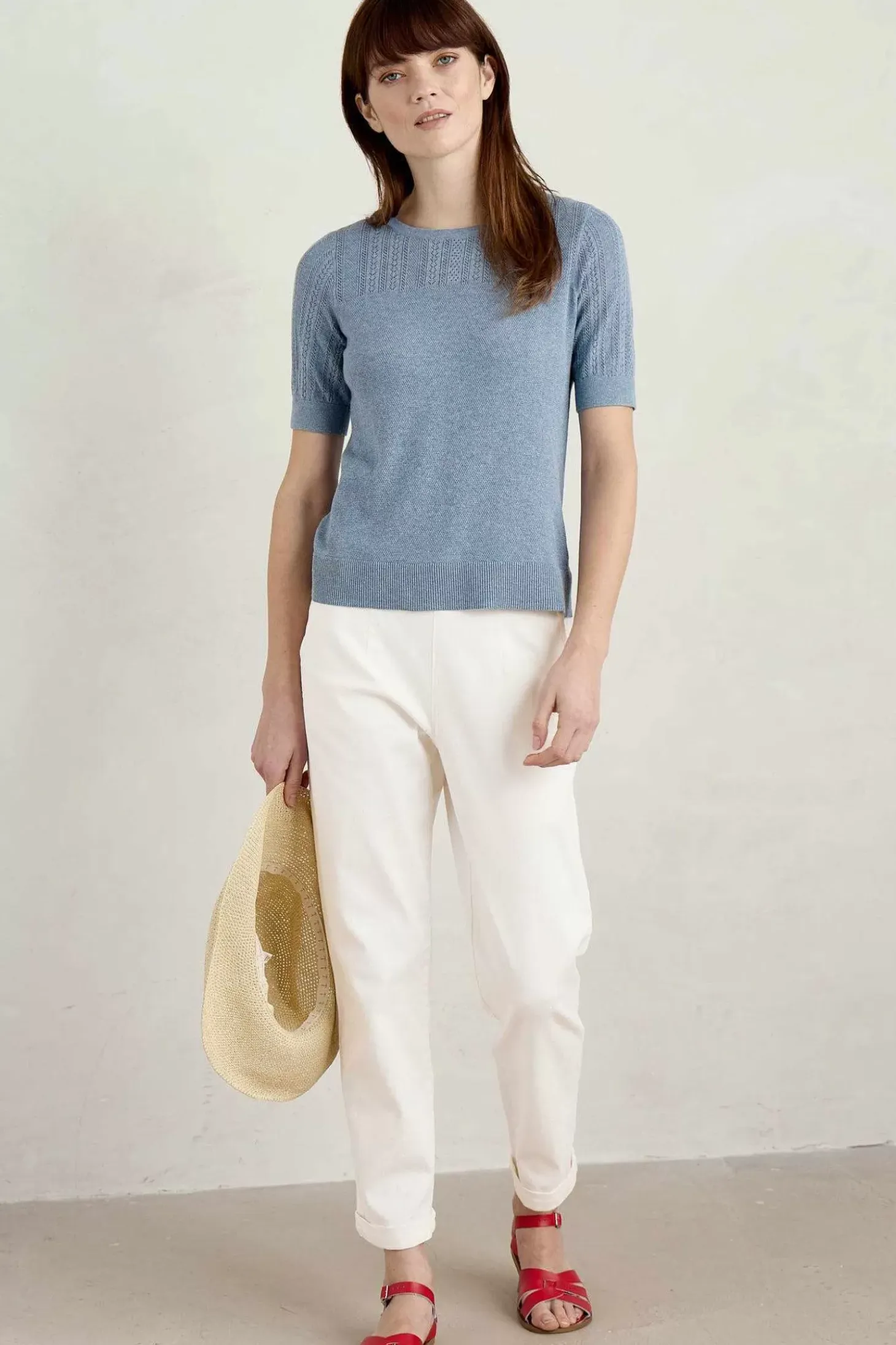 Chiff Chaff Short Sleeve Knitted Top