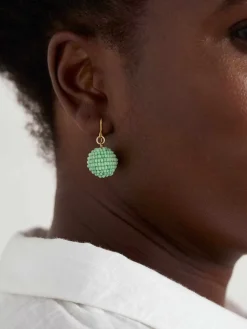 Condurrow Beaded Drop Earrings