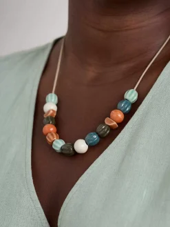 Conifer Ceramic Bead Necklace
