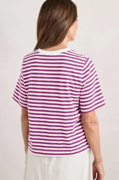Copseland Striped Organic Cotton T-Shirt (Gots)