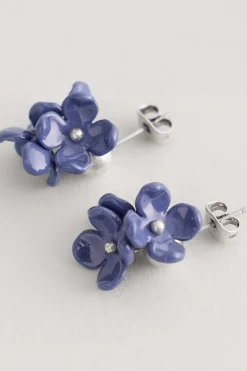 Corsage Flower Bead Earrings
