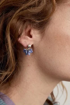 Corsage Flower Bead Earrings