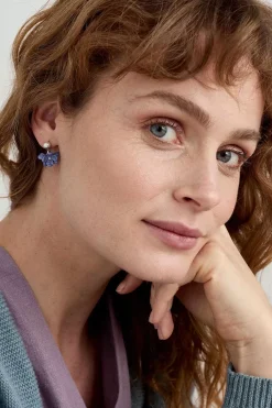 Corsage Flower Bead Earrings