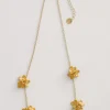 Corsage Flower Chain Necklace