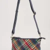 Crenvor Woven Leather Cross Body Bag