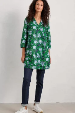 Curves Flow Ramie Tunic