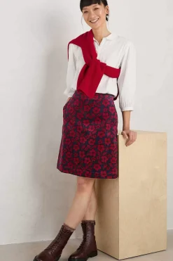 Ferry Crossing Needlecord Skirt