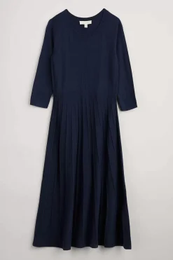 Folk Song Knitted Midi Dress