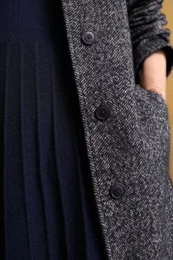 Folk Song Knitted Midi Dress