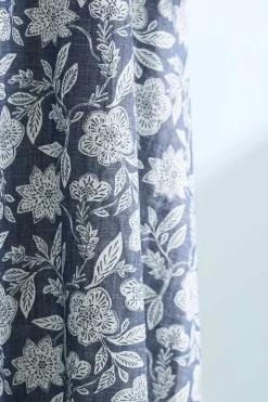 Fox Path Printed Chambray Dress