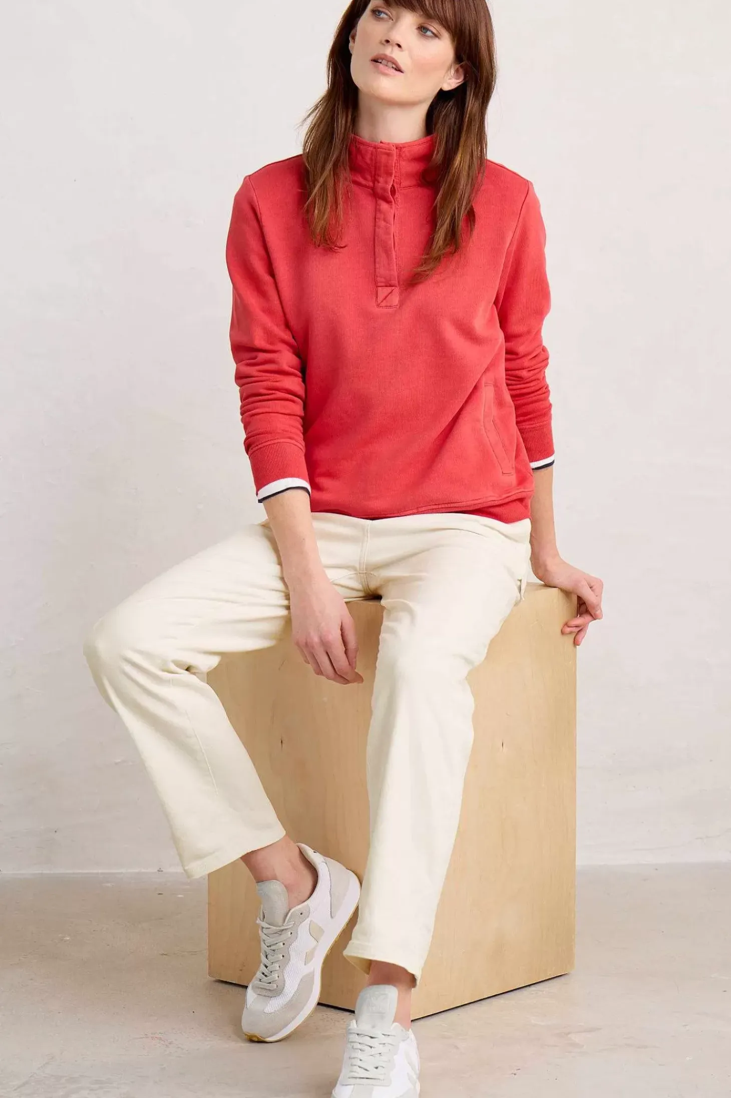 Greenshank Organic Cotton Collared Sweatshirt