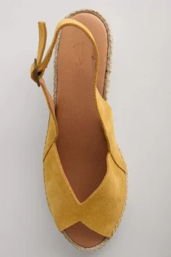 Hazy Dawn Low Heel Suede Espadrilles
