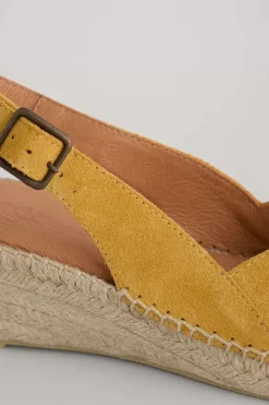 Hazy Dawn Low Heel Suede Espadrilles