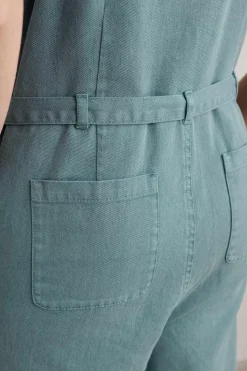 Heather Bell Tie Strap Jumpsuit