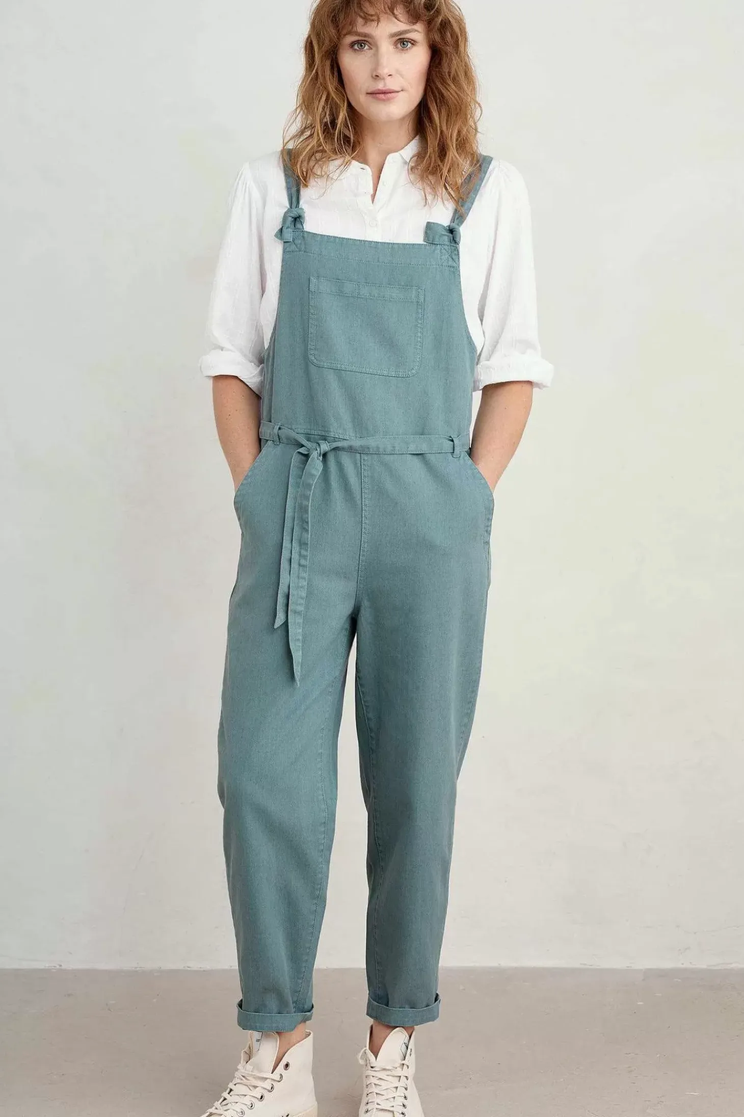 Heather Bell Tie Strap Jumpsuit
