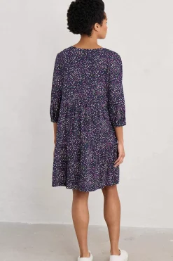 Heron Dip Tiered Jersey Dress
