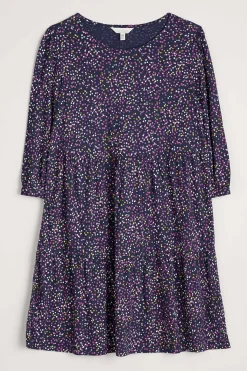 Heron Dip Tiered Jersey Dress