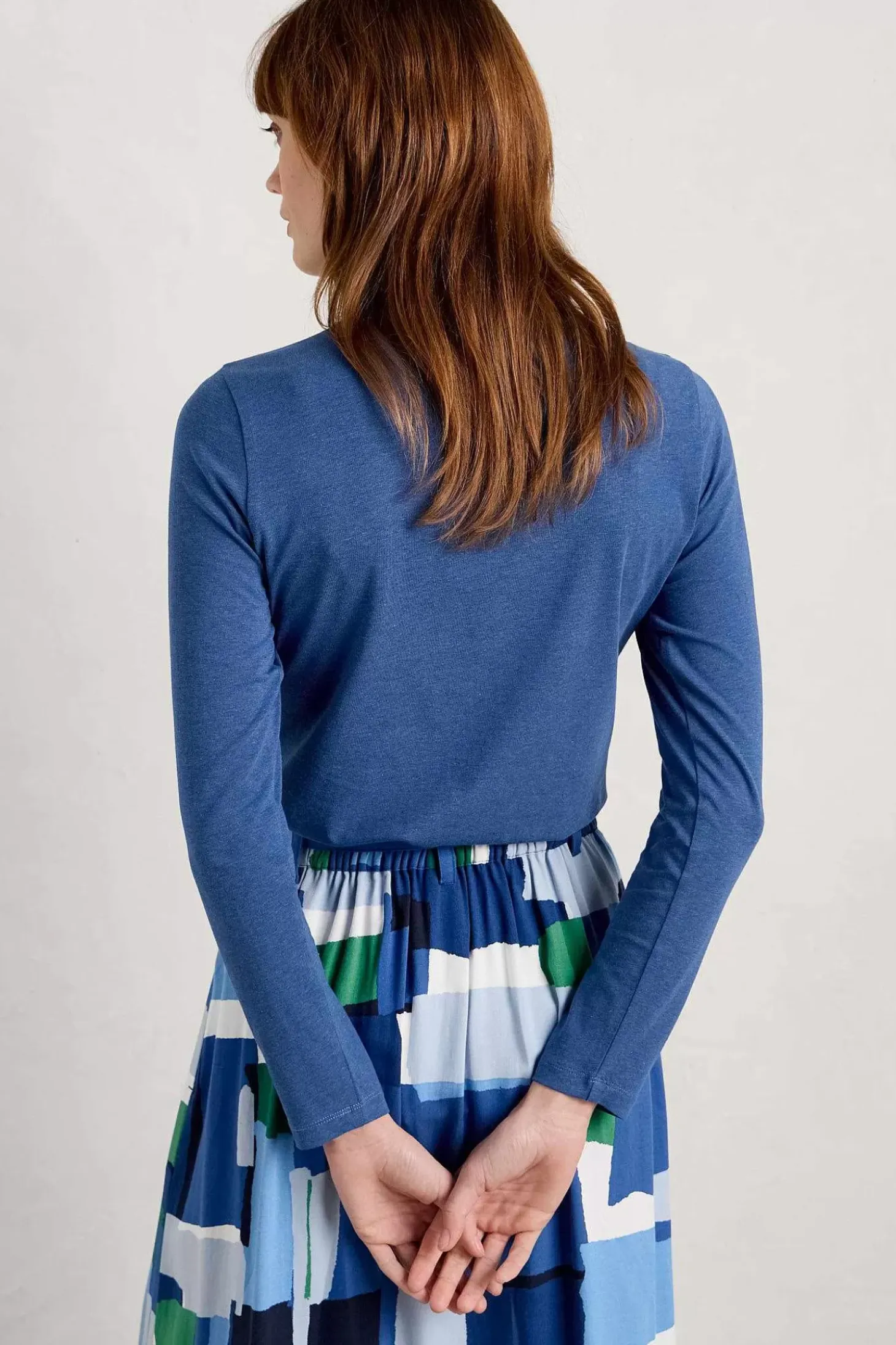 Landing Roll Neck Top (Gots)