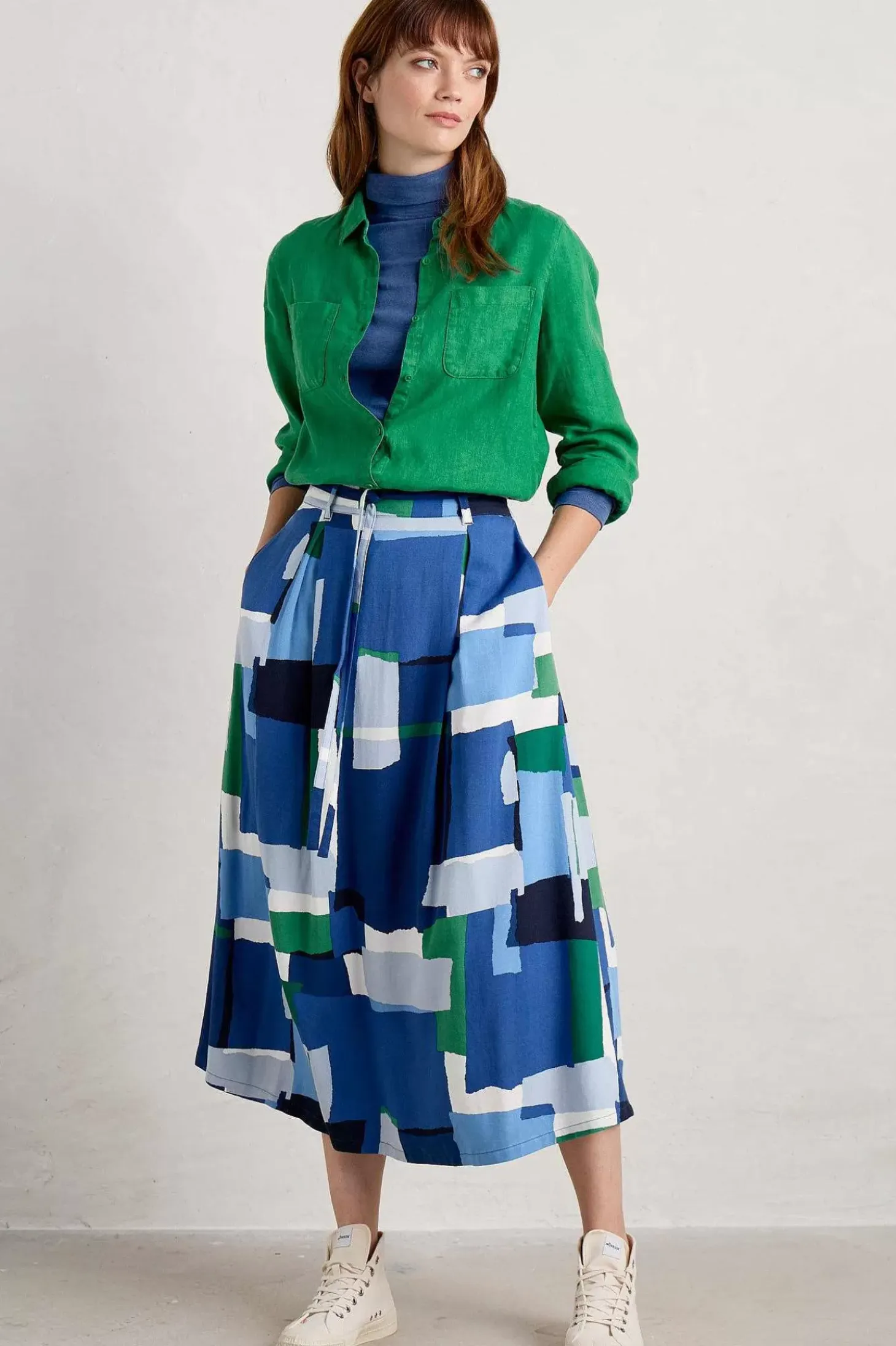 Landing Roll Neck Top (Gots)