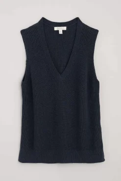 Lookout Point V-Neck Knitted Vest