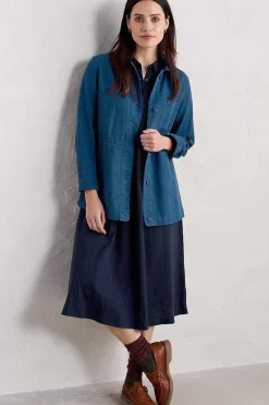 Mainland Jersey Midi Shirt Dress (Gots)
