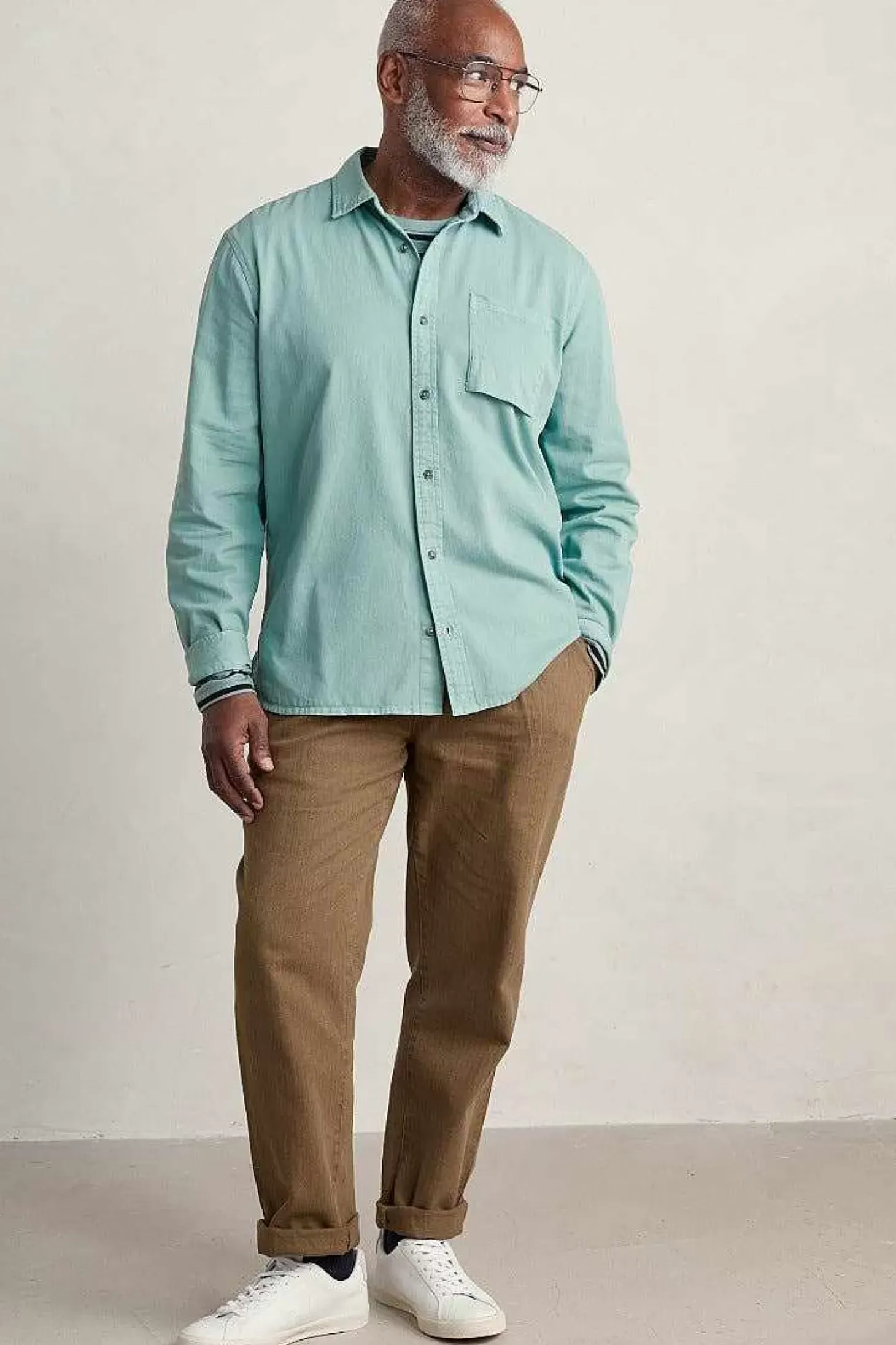 Men's Jackdaw Cotton Twill Shirt (Gots)