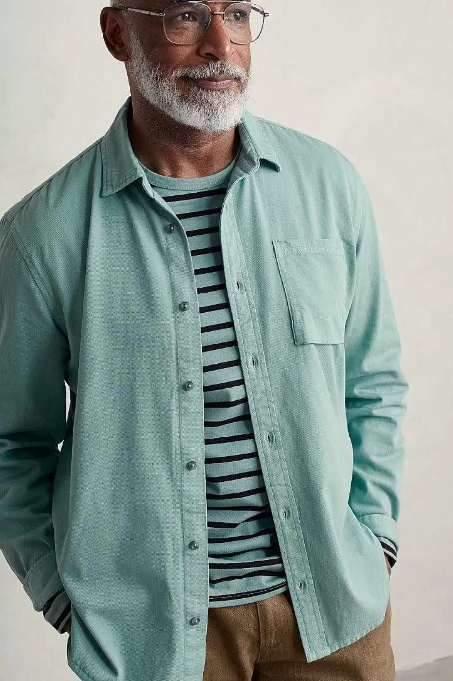 Men's Jackdaw Cotton Twill Shirt (Gots)