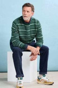 Men's Layline Fair Isle Jumper