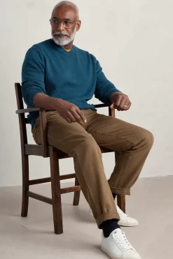 Men's Mainbrace Organic Cotton V-Neck Jumper