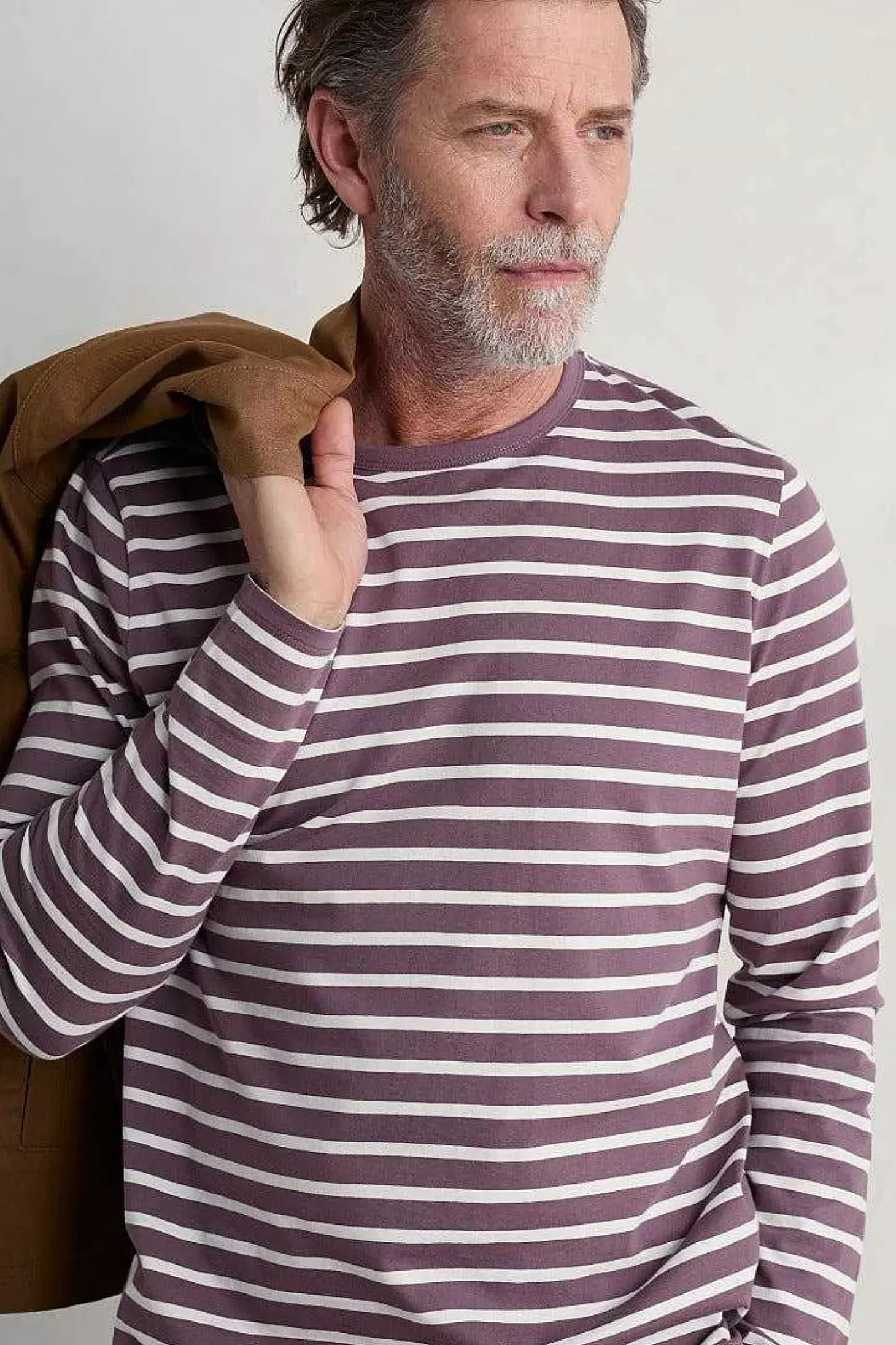 Men's Sailor Shirt With Crew Neck (Gots)