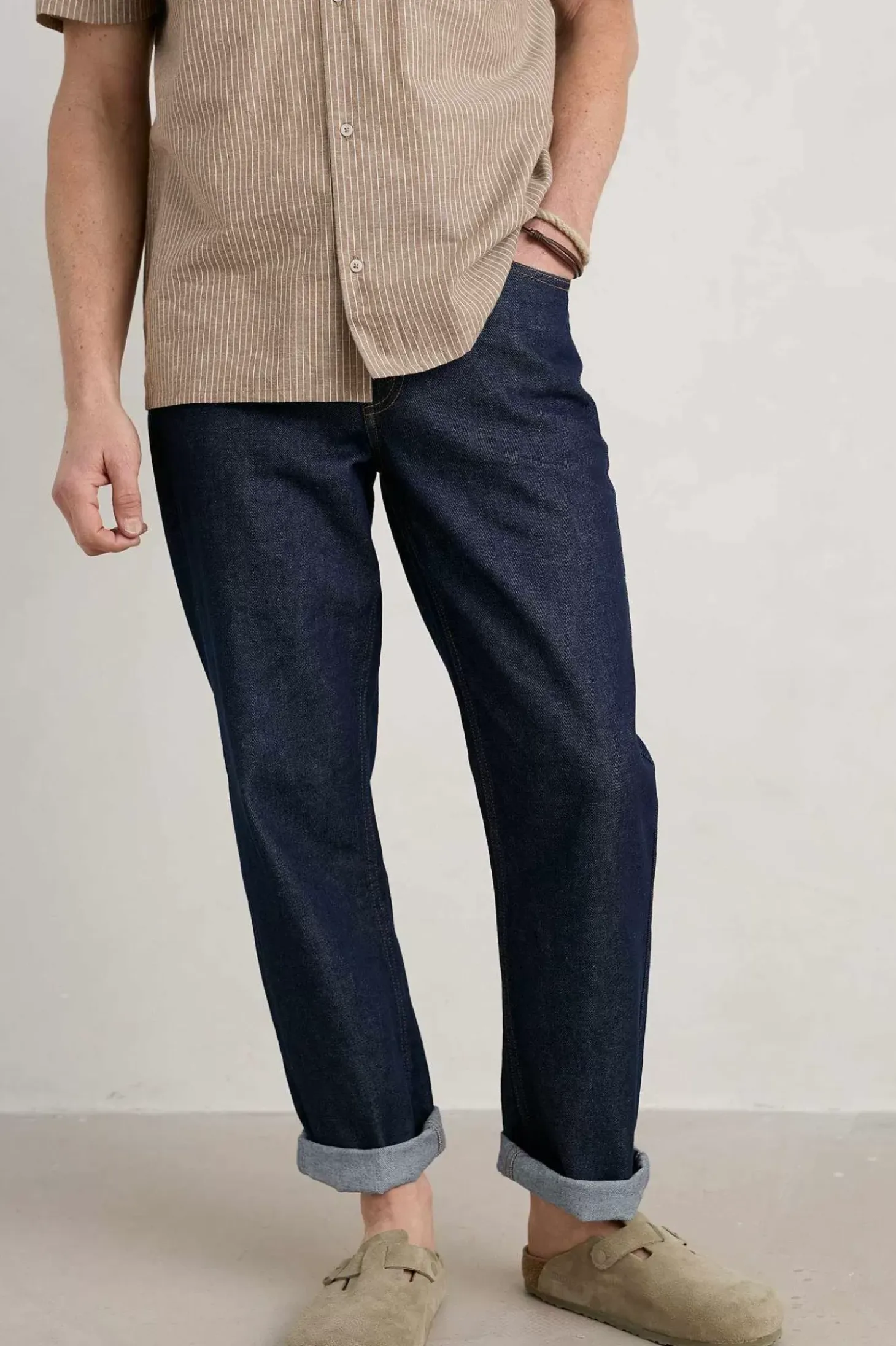 Men's Steersman Organic Cotton Straight Leg Jeans