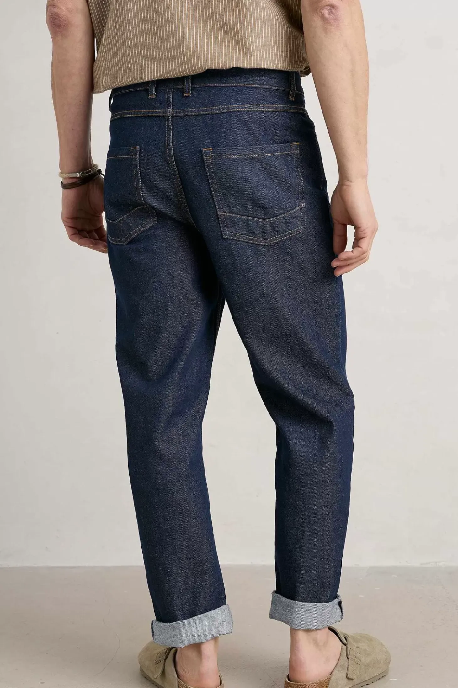 Men's Steersman Organic Cotton Straight Leg Jeans