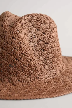 Ocean Sky Paper Crochet Hat