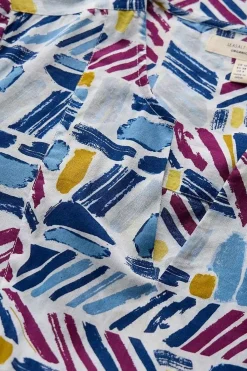 Op Art Organic Cotton Tunic Top