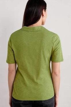 Owles Point Short Sleeve V-Neck Jersey Shirt