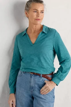 Owles Point V-Neck Jersey Shirt