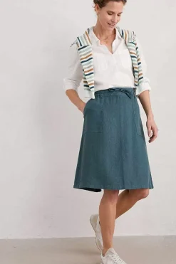 Pepper Moth Linen Skirt