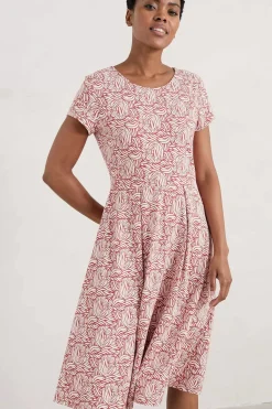 Riviera Fit-And-Flare Jersey Dress