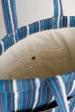 Singing Water Quilted Tote Bag