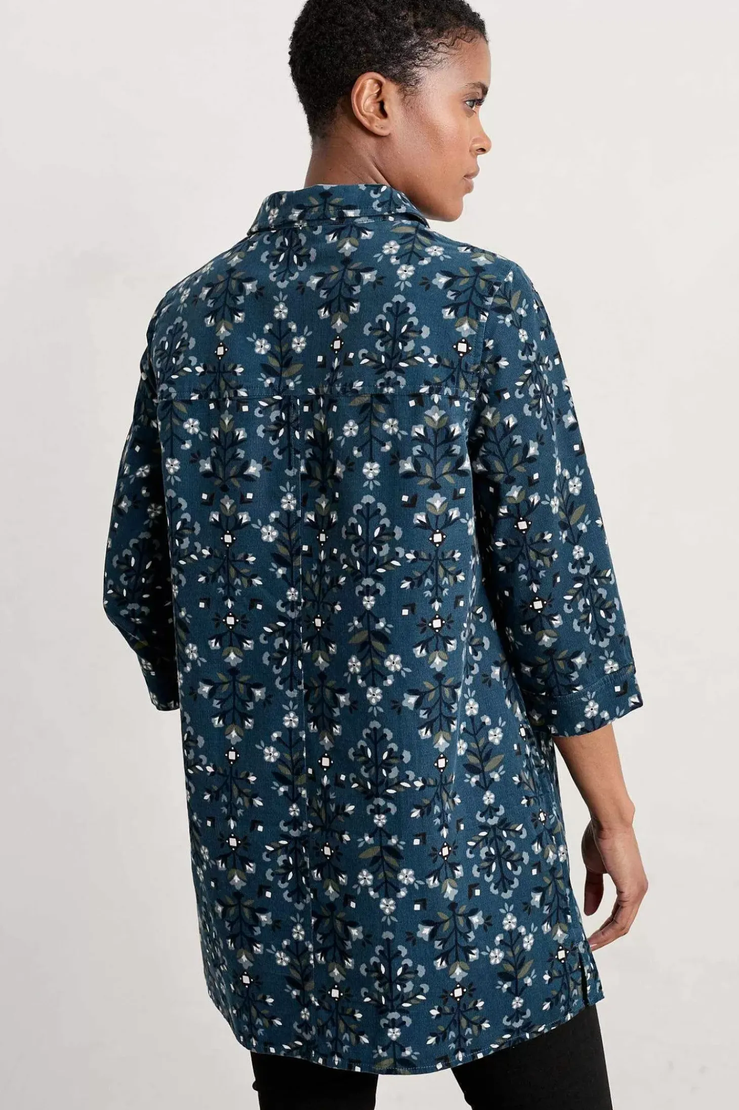 Sky Sketch Needlecord Tunic